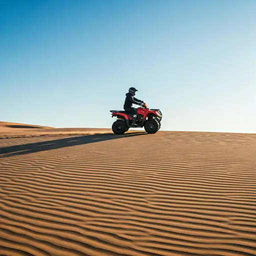 Quad biking adventure in Dubai desert safari